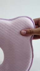 Travesseiro Anatômico Para Bebê Viscoelástico Ursinho Buba Plagiocefalia Cabeça Chata Azul Rosa