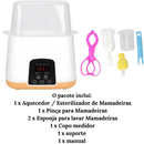 8 em 1 Esterilizador e aquecedor Automático (BNZ-532) de Mamadeiras com cronômetro e visor digital
