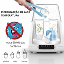 8 em 1 Esterilizador e aquecedor Automático (BNZ-532) de Mamadeiras com cronômetro e visor digital