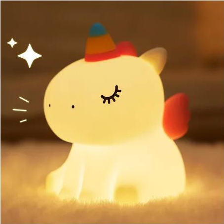 Luminária LED Silicone Infantil – 7 Cores
