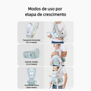 Banco De Cintura Para Bebê Canguru Passeio Varias Cores Mochila Infantil Hipseat CarrierPara Bebê