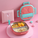 Marmita Infantil Térmica Inox com 3 Compartimentos
