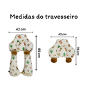 Travesseiro Para Bebê Anatômico Almofada Ninho De Segurança Dormir Calmante 2 em 1 Dupla Face