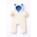 Macacão Bebê Menino e Menina Ursinho Sherpa Pele de Carneiro Infantil Quentinho Soft