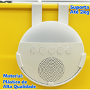 Máquina de ruído branco infantil, luz noturna com carregamento USB, reprodutor de som para dormir com suporte