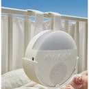 Máquina de ruído branco infantil, luz noturna com carregamento USB, reprodutor de som para dormir com suporte