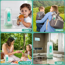 Conjunto Limpeza Elétrica de Escova de Mamadeira Silicone Recarregável Multifuncional para Viagens