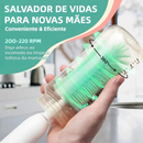 Conjunto Limpeza Elétrica de Escova de Mamadeira Silicone Recarregável Multifuncional para Viagens