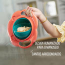 Prato LEÃO Pratinho Pote Mágico Infantil Bebe Tigela Bowl Não Derrama Envio Rapido