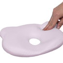 Travesseiro Anatômico Para Bebê Viscoelástico Ursinho Buba Plagiocefalia Cabeça Chata Azul Rosa