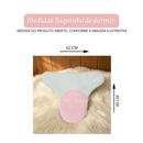 Saco Saquinho de Dormir para Bebê Recém Nascido Frio Inverno c/ Sherpa e Velcro Premium